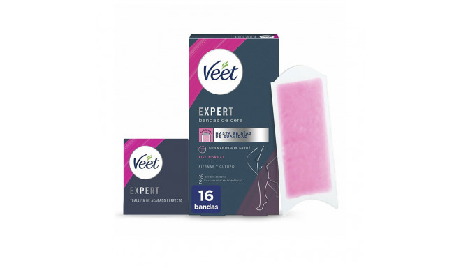 VEET EXPERT CORPORAL bandas de cera piel normal 16 u