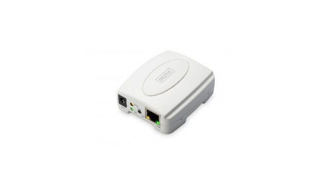 Digitus USB Print Server, 1-Port 1x RJ45, 1x USB A, USB 2.0 DN-13003-2 White