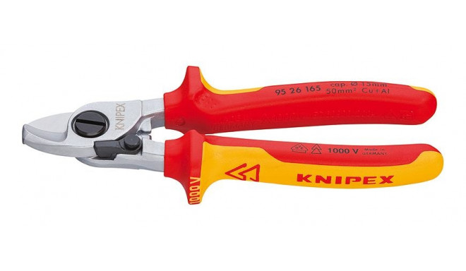 KNIPEX kääridega vask- ja alumiiniumkaablite ning -juhtmete lõikamiseks 165mm Fi=15mm / 50mm2