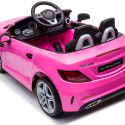 Jeździk na akumulator Mercedes BENZ SLC300 Cabrio dźwięki, światła, pilot - różowy