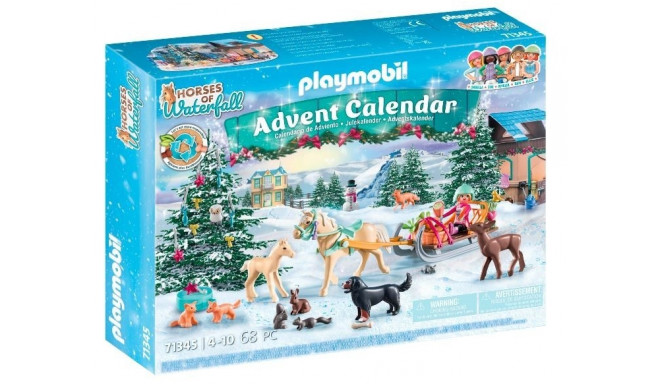 Advent Calendar Horses of Waterfall - Christmas Sleigh Ride