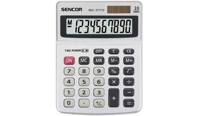Calculator SEC 377/10 Table, 10 Digit LCD