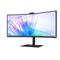 Monitor 34 inches LS34C652VAUXEN VA 3440x1440 UWQHD 21:9 1xHDMI 1xDP 1xUSB-C (90W) 2xUSB 3.0 LAN (RJ