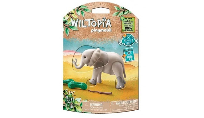 Figures set Wiltopia 71049 Young Elephant