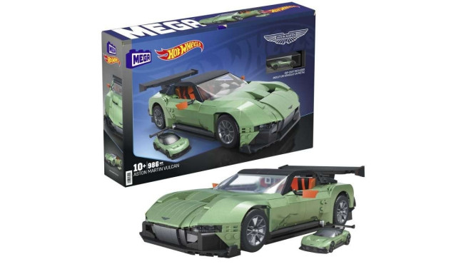 MEGA Hot Wheels Aston Martin Vulcan collectible construction set