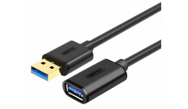 UNITEK Y-C456GBK USB kaabel 0,5 m USB 3.2 Gen 1 (3.1 Gen 1) USB A must