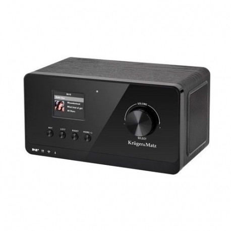 Krüger&Matz KM0816 analoog- ja digitaalne must isiklik raadio
