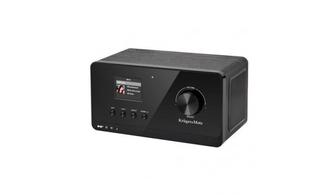 Krüger&Matz KM0816 analoog- ja digitaalne must isiklik raadio