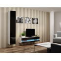 Cama TV stand VIGO NEW 30/140/40 white/black gloss Cama TV stand VIGO NEW 30/140/40 white/black gloss
