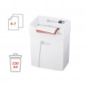 HSM Pure 220 paper shredder Particle-cut shredding 22.5 cm White