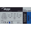 Akyga AK-B1-500E power supply unit 500 W 20+4 pin ATX ATX Grey