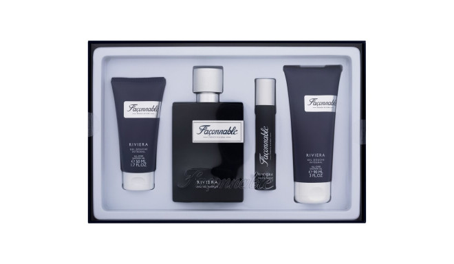 Faconnable Riviera Eau de Parfum (90ml) (Edp 90 ml + Edp 20 ml + Shower Gel 90 ml + Shower Gel 50 ml