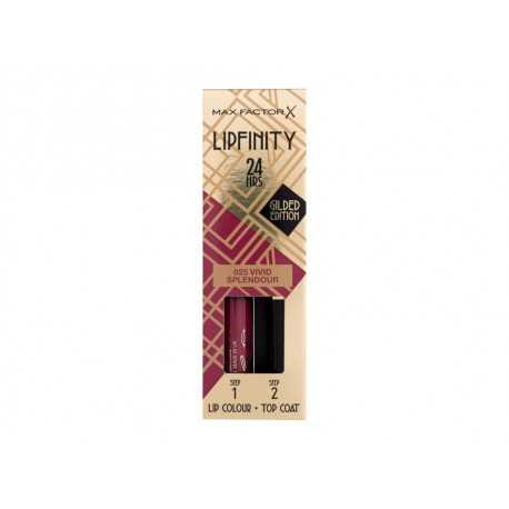 Max Factor Lipfinity 24HRS Lip Colour (4ml) (025 Vivid Splendour)