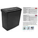 Esperanza EN101 paper shredder Strip shredding 22 cm Black Esperanza EN101 paper shredder Strip shredding 22 cm Black