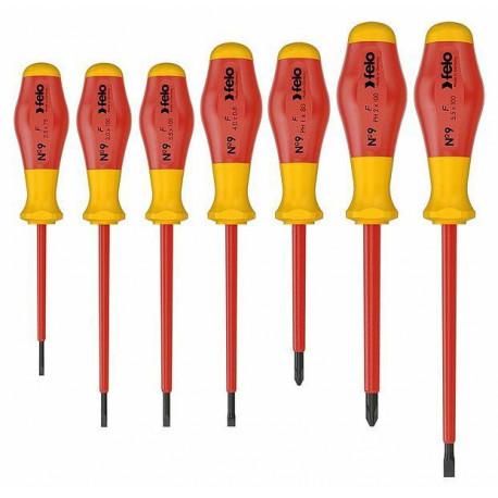 FELO SCREWDRIVER SET 7 pcs. VDE