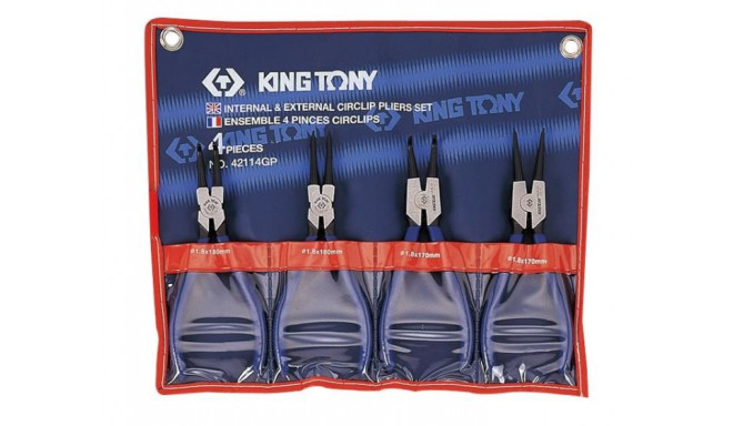 KT SEGER PLIERS 4PCS, CASE