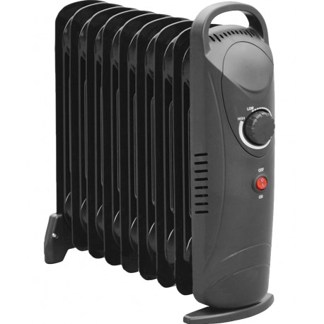 VOLTENO OIL RADIATOR 9-RIB 450/900W BLACK