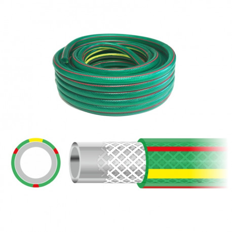 AWTOOLS PREMIUM GARDEN HOSE 3/4" 25m 4 LAYERS