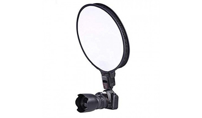 Fotocom Round Flash 30 cm softbokss kameras zibspuldzei