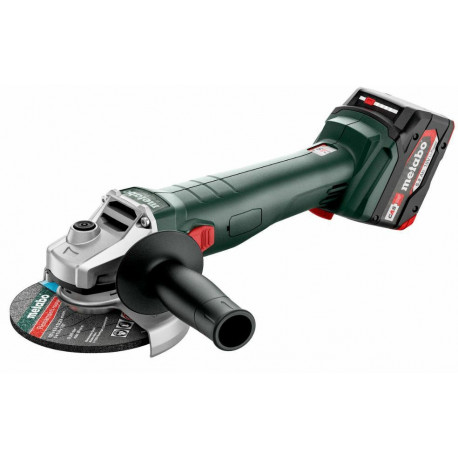 METABO ANGLE GRINDER W 18 L 9-125 QUICK 2x5.2Ah CASE