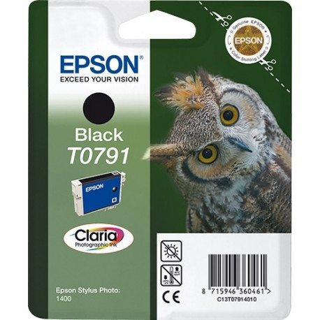 Tint Epson T0791 black (must) 11.1ml Stylus Photo 1400/1500w P50/PX650/660/700/710/720/730/810/820/8