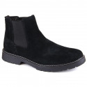 Filippo M PAW499A black leather slip-on Chelsea boots (44)