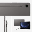 Samsung Galaxy Tab S9 FE WiFi Gray 6+128GB 27.7 cm (10.9") Samsung Exynos 6 GB Wi-Fi 6 (802.11a