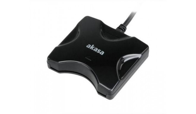 Akasa AK-CR-03BKV2 smart card reader Indoor USB 2.0 Black