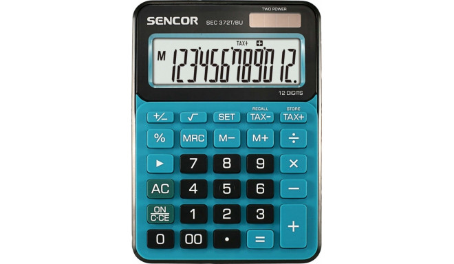 Calculator SEC 372BU Table, 12 Digit LCD