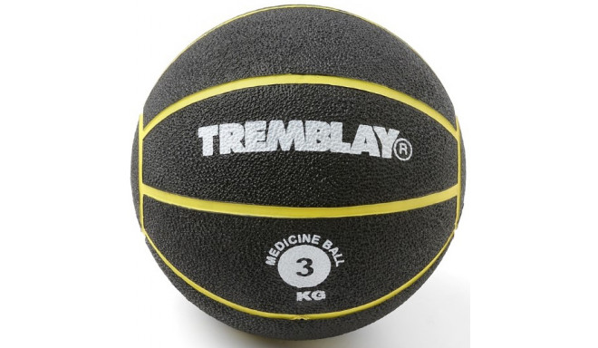 Weight ball TREMBLAY Medicine Ball 3kg D23cm Yellow for throwing