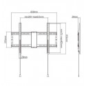 TV SET ACC WALL MOUNT 37-80"/WM-80F-01 GEMBIRD