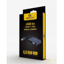 Gembird I/O adapter USB 3.0 - HDMI/VGA, hall (A-USB3-HDMIVGA-01) Gembird I/O adapter USB 3.0 - HDMI/VGA, hall (A-USB3-HDMIVGA-01)