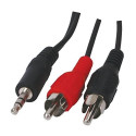 Gembird kaabel 3.5mm - 2x RCA 2m (CCA-458/0.2)