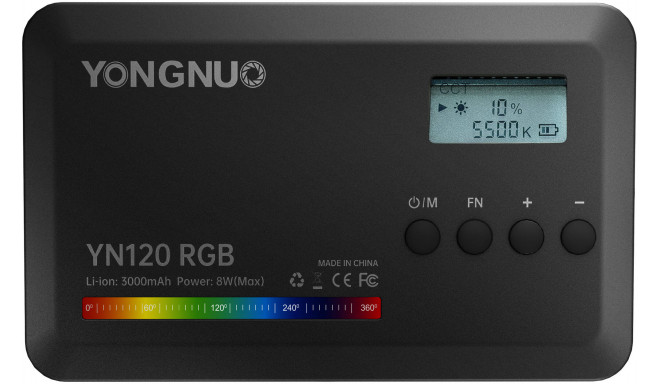 Yongnuo videovalgusti LED YN120 RGB WB