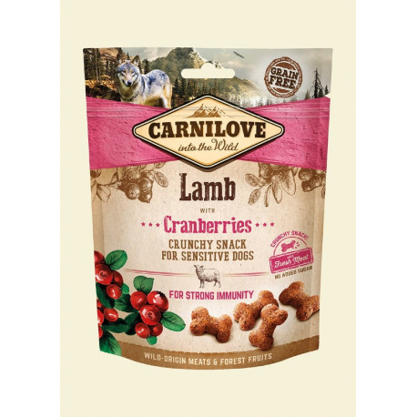 CARNILOVE Fresh Crunchy lamb+cranberry koeramaius – 200 g