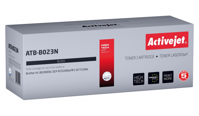 Activejet ATB-B023N Toner (replacement for Brother TN-B023; Supreme; 2000 pages; black)