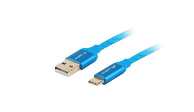Lanberg CA-USBO-22CU-0005-BL USB kaabel 0.5 m USB 2.0 USB A USB C sinine