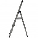 Krause Solidy Folding ladder silver