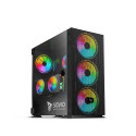 Savio korpus Raptor X1 ARGB Glass/Mesh, must