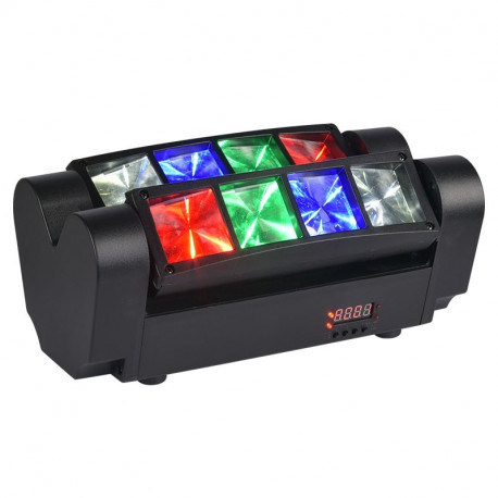 LIGHT4ME led-valgusefekt Spider MKII Turbo 8x3W RGBW LED