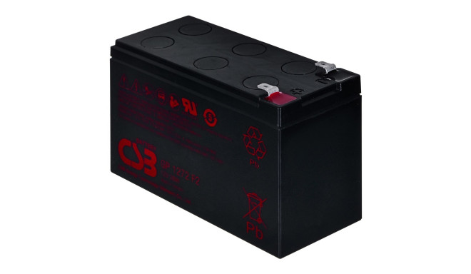 CSB GP1272F2 12V 7,2Ah  battery