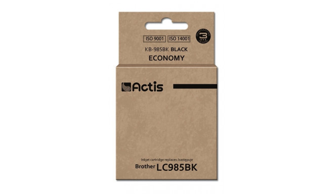 Actis KB-985Bk tindikassett (asendus Brother LC985BK; standard; 28,5 ml; must)