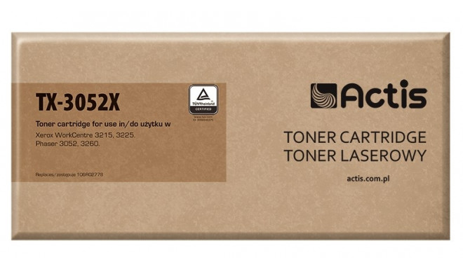 Actis TX-3052X toner (replacement for Xerox 106R02778; Standard; 3000 pages; black)