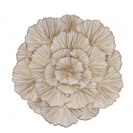 Placemat ROSE D38cm, golden