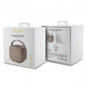 Guess Bluetooth speaker GUWSB2P4SMW Speaker brown 4G Leather Script Logo with Strap