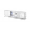 Cama TV cabinet QIU 200 MDF white gloss/white gloss