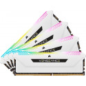 Corsair DDR4 - 32 GB -3200 - CL - 16 - Quad-Kit, RAM (white, CMH32GX4M4E3200C16W, Vengeance RGB PRO 