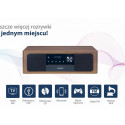 Micro system all-in-one Bluetooth, HDMI ARC, Optical CD input/MP3/USB/AUX/Clock/Alarm