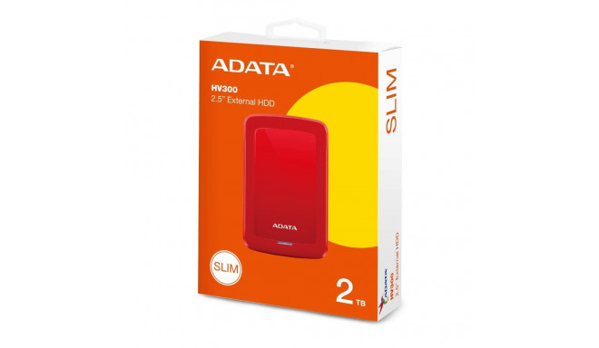 DashDrive HV300 2TB 2.5 USB3.1 Red