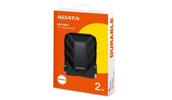 Adata external HDD DashDrive Durable HD710 2TB 2.5" USB 3.1